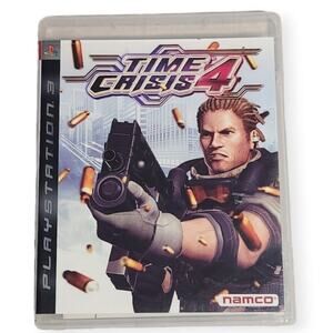 PS3 Time Crisis: 4 Hong Kong Import (Sony PlayStation 3, 2007) CIB Pre-owned